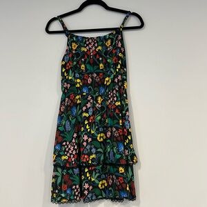 Alice + Olivia Tylie Dress in Chelsea Wildflower & Black Size 0